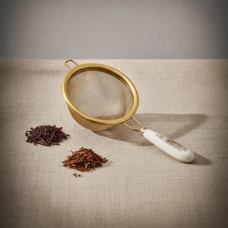 Herbal Tea - Saringan Teh Stainless Steel dengan Dua