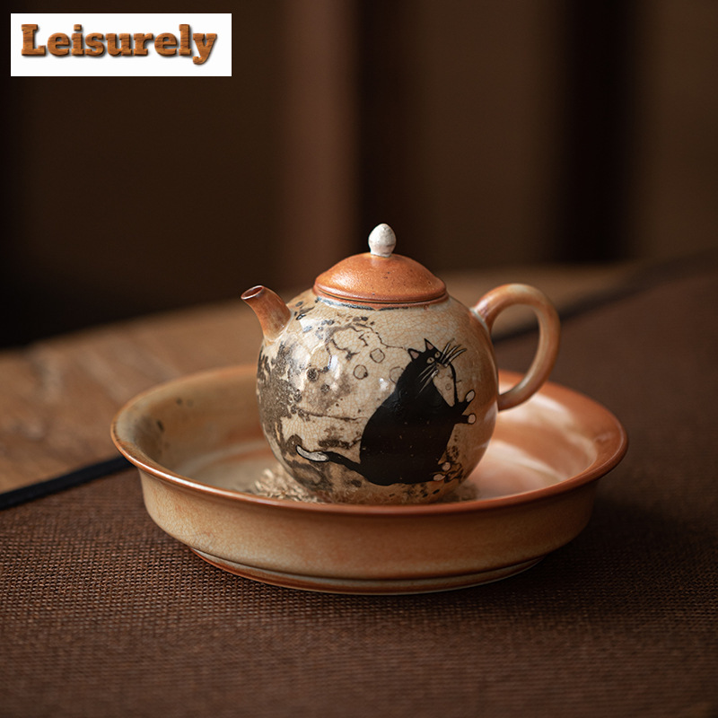 Chamomile Tea - 100ml teko kucing yang dilukis dengan