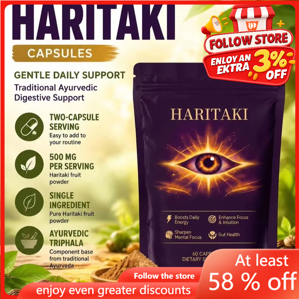 Chamomile Tea - Kapsul HARITAKI untuk Energi Harian, Fokus