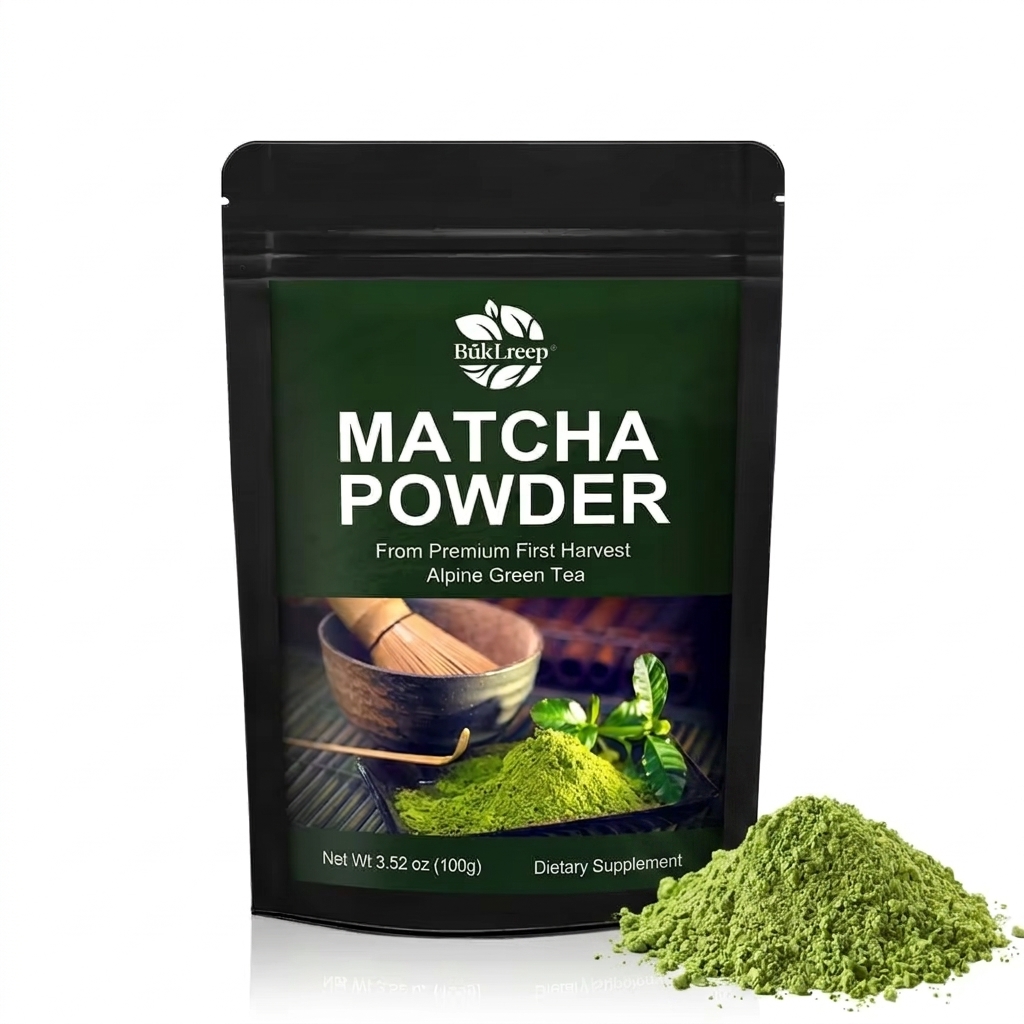 Herbal Tea - Bubuk Matcha, Penambah Energi Alami &