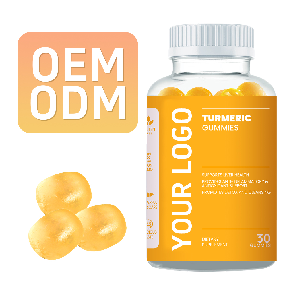 Turmeric - Kemasan Botol Permen Karet Kunyit, Kotak