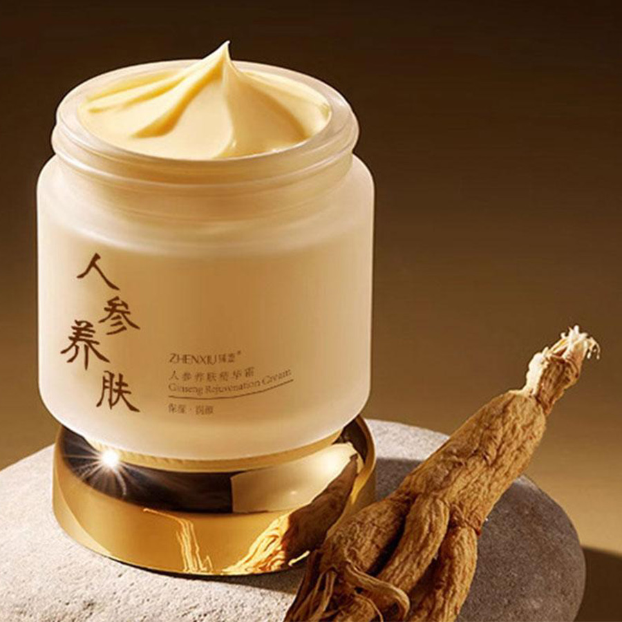 Ginger Tea - Krim Wajah Ginseng Cina Anti-kerut Melembapkan