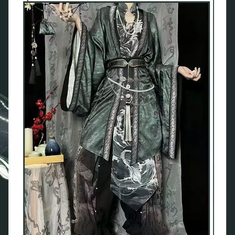 Echinacea - Set Gaya Hanfu Tiongkok - Atasan