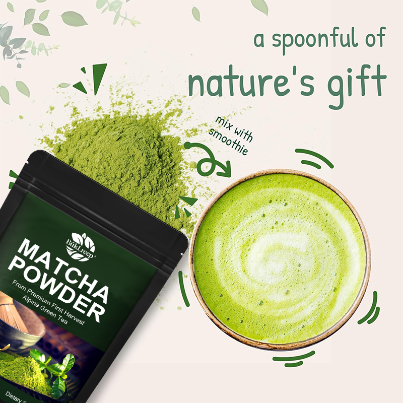 Bubuk Matcha, Penambah Energi  - Herbal Tea ulasan dan harga