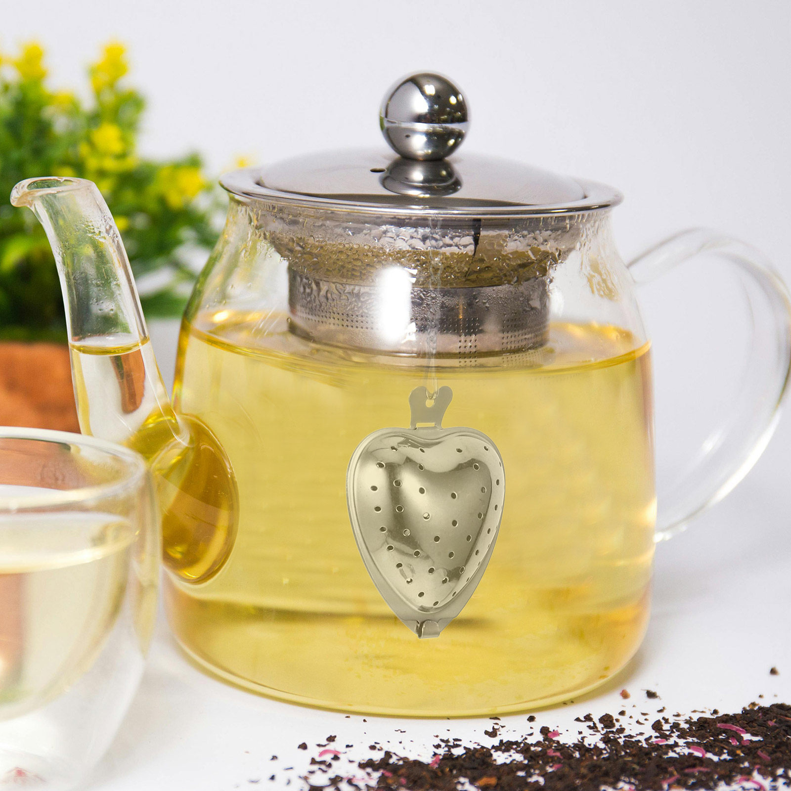 3 buah saringan teh dari baja  - Chamomile Tea ulasan dan harga